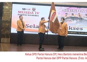 Gelar Musda IV di Yogyakarta, Heru Bantolo Resmi Dikukuhkan sebagai Ketua DPD Partai Hanura DIY