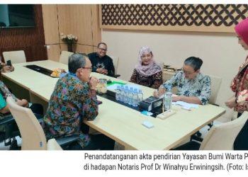 Yayasan Bumi Warta Pancasila Resmi Berdiri, PWI DIY Perkuat Pengembangan Pendidikan dan Pers Berwawasan Pancasila