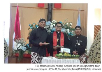 Menjadi Sahabat Berhati Hamba: Sdr. Andreas Kurnianto, S.Ak., M.Fil. Resmi Ditahbiskan sebagai Pendeta GKJ Wonocatur Bantul