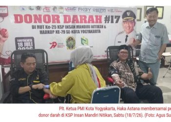 Peringati HUT ke-25 KSP Insan Mandiri Nitikan dan Harkopnas ke-79, Gelar Aksi Donor Darah. Ini Buktinya!