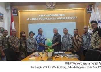 PWI DIY Gandeng Yayasan Hafidh Asrom Yogyakarta, Kembangkan TK Bumi Warta Menuju Sekolah Unggulan