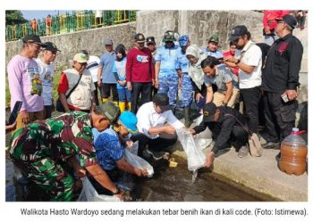 Peringati Hari Sungai Nasional, Walikota Jogja Soroti Perilaku Membuang Sampah di Sungai