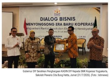 SMK Koperasi Yogyakarta, Sekolah Warisan Cita-cita Bung Hatta, Raih Penghargaan KADIN DIY. Ini Buktinya!