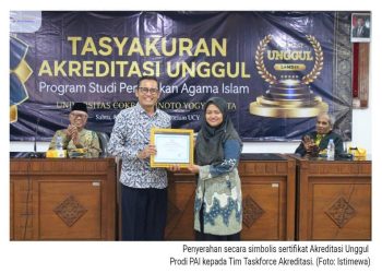 Prodi Pendidikan Agama Islam UCY Gelar Tasyakuran Raihan Akreditasi Unggul