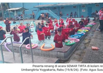 Semarakkan HUT ke-81 RI, 400 Peserta Antusias Ikuti “SEMAR TIRTA” di Kolam Renang Umbangtirta