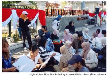 Malioboro Membatik: Setu Sinau Hadirkan Pengalaman Membatik Gratis dengan Inovasi Malam Berbasis Produk Turunan Sawit