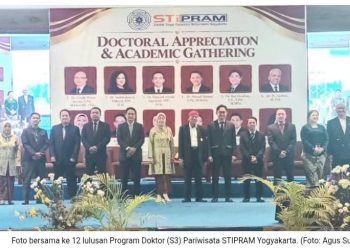 Gelar Doctoral Appreciation, STIPRAM Yogyakarta Kukuhkan 12 Doktor Pariwisata Baru dan Pengurus IKADAPARI