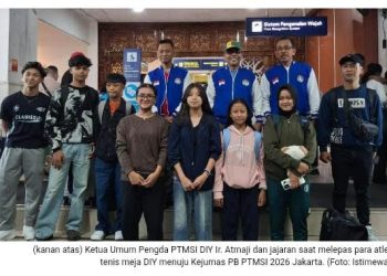 PTMSI DIY Kirimkan 8 Atlet Ke Kejurnas PB PTMSI Tahun 2026