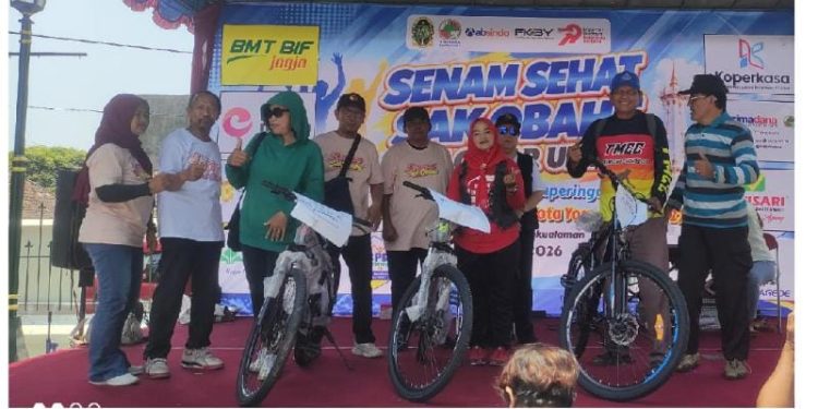 Kemeriahan Senam Sehat Sak Obahe dan Gelar UMKM: Rangkaian HARKOP ke-79 dan HUT Kota Yogyakarta ke-270 Bertabur Doorprize