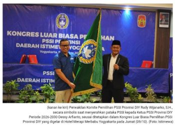 Calon Tunggal, Dessy Arfianto Ditetapkan Sebagai Ketua PSSI Provinsi DIY Periode 2026-2030