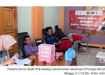 Wujud Kepedulian Sesama: Aksi Sosial Donor Darah #18 Sukses Digelar di Ponpes MULDOMA Yogyakarta