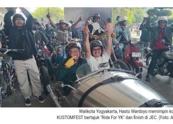Rayakan HUT ke-270 Kota Yogyakarta dan Edisi Ke-15 KUSTOMFEST: Ratusan Pengendara Gelar Aksiriding “Ride For YK” Hingga Aksi Sosial Rp1 Miliar Lebih