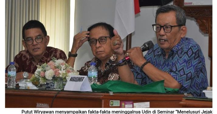 Putut Wiryawan Ungkap Percakapan Terakhir dengan Udin, Dokumen Rp 1 Miliar Jadi Sorotan