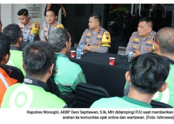 Kapolres Wonogiri Rangkul Ojol, Perkuat Sinergi Jaga Kamtibmas
