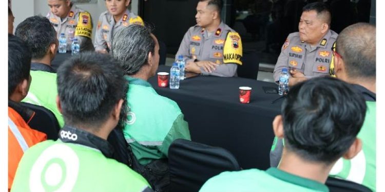 Kapolres Wonogiri Rangkul Ojol, Perkuat Sinergi Jaga Kamtibmas
